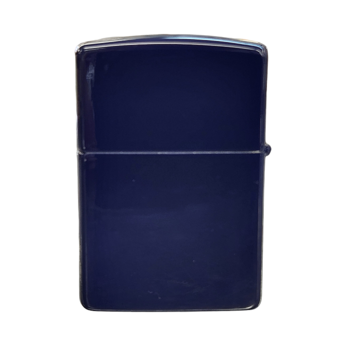 Zippo ジッポー URUSHI B&S DESIGN オイルライター 漆塗り 坂本 鹿 ネイビー 藍色 中古 T1