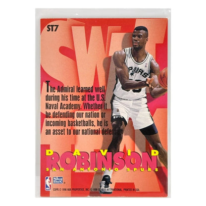 SKYBOX NBAカード Z FORCE DAVID ROBINSON SAN ANTONIO SPURS #ST7 中古 IT1