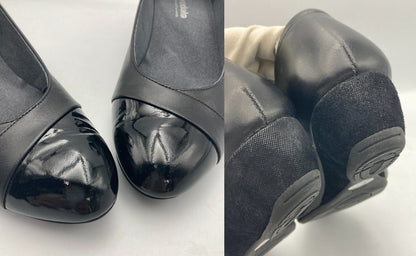 pedala ペダラ アシックスウォーキング ストラップ付 ウェッジヒールパンプス 22.5cm 3E 中古 D4