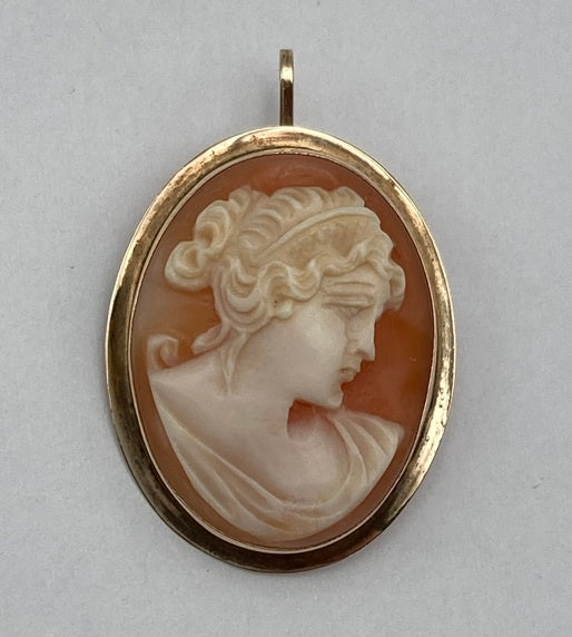 Donadio ドナディオ カメオ ブローチ/ペンダントトップ 中古 D4