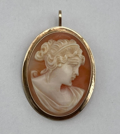 Donadio ドナディオ カメオ ブローチ/ペンダントトップ 中古 D4