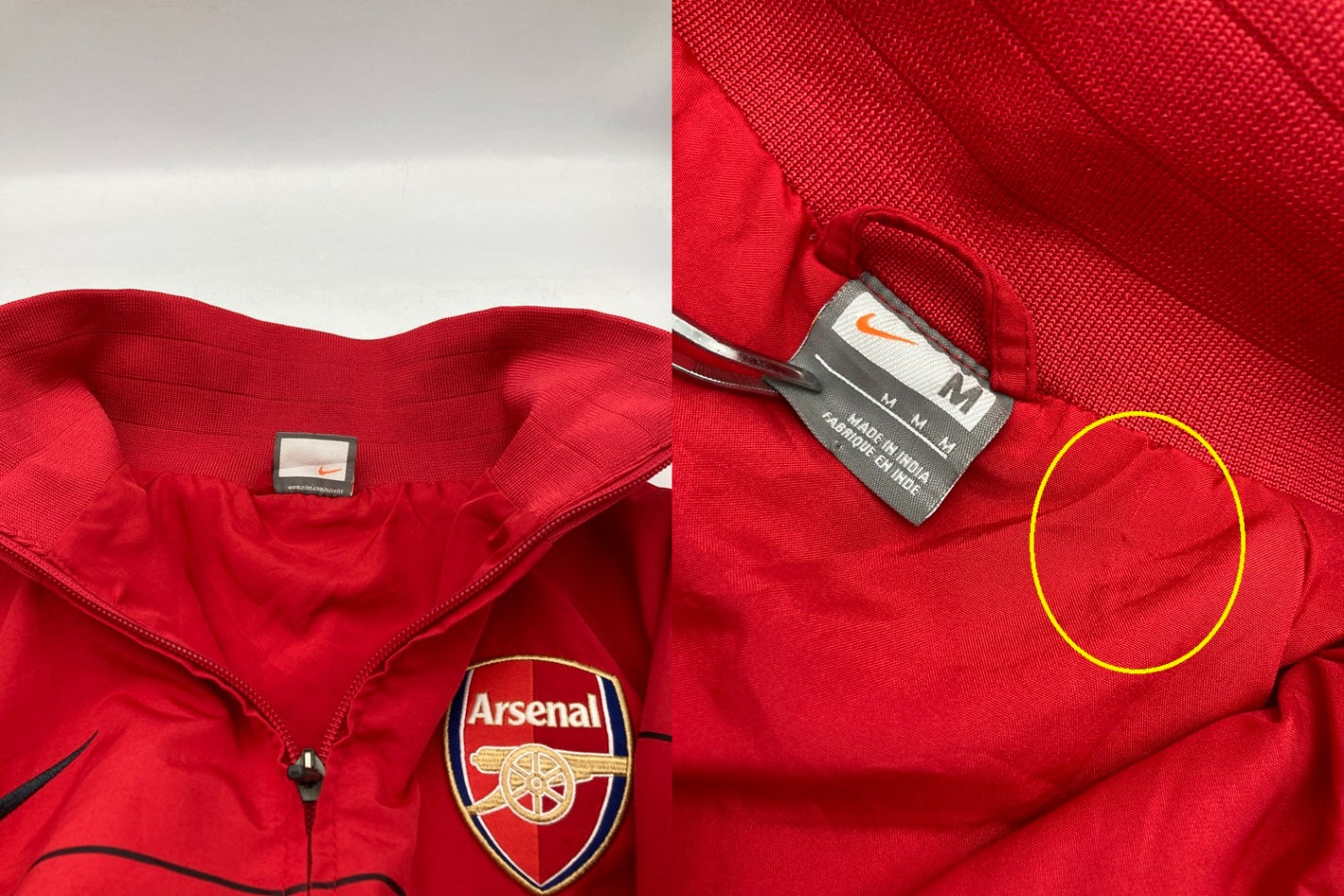 NIKE ナイキ アーセナル エミレーツ トラックジャケット サイズM 中古 D4