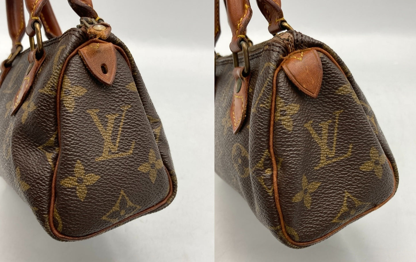 LOUIS VUITTON ルイヴィトン モノグラム ミニスピーディ ハンドバッグ M41534 中古 D4