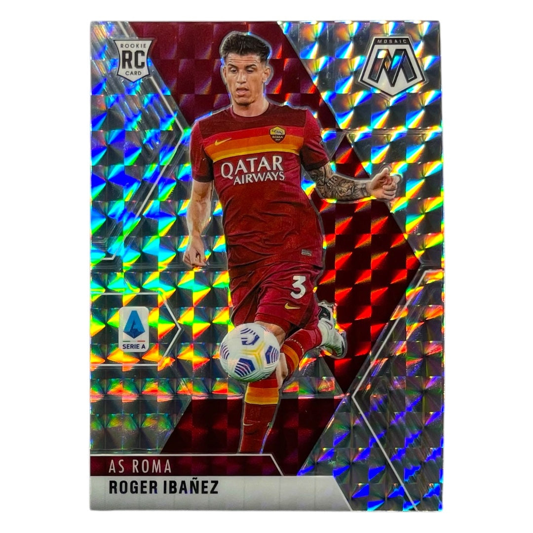 PANINI サッカーカード MOSAIC SERIE A PRIZM ROGER IBANEZ ROMA #13 中古 IT2