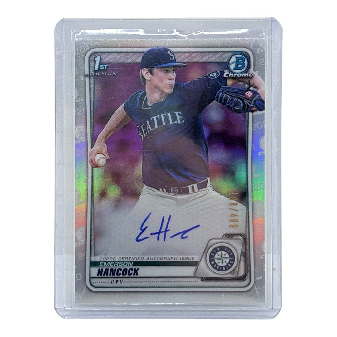 TOPPS MLBカード BOWMAN CHROME 1ST EMERSON HANCOCK SEATTLE MARINERS /499 #CDA-EHA 中古 IT1