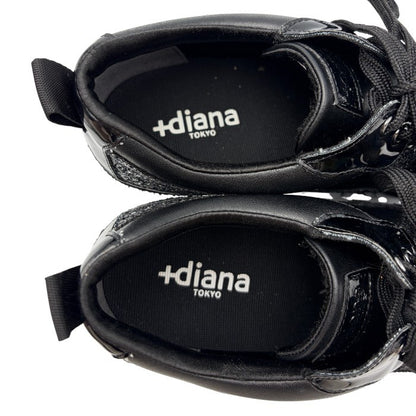 +diana +ダイアナ スニーカー 24.5cm IF 49544 靴 シューズ 厚底 レディース ラメ 中古 W４