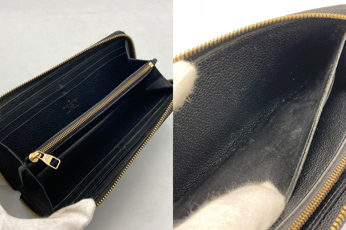 LOUIS VUITTON ルイヴィトン モノグラム アンプラント ポルトフォイユ・クレマンス 長財布 M60171 中古 D4