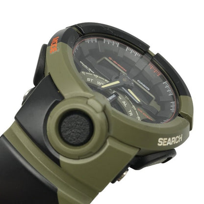 CASIO G-SHOCK CHARI&COコラボ 腕時計 メンズ アナログ/デジタル クォーツ クォーツ ニューヨーク 自転車 グリーン/ブラック GA-500K-3AJR 中古 T1