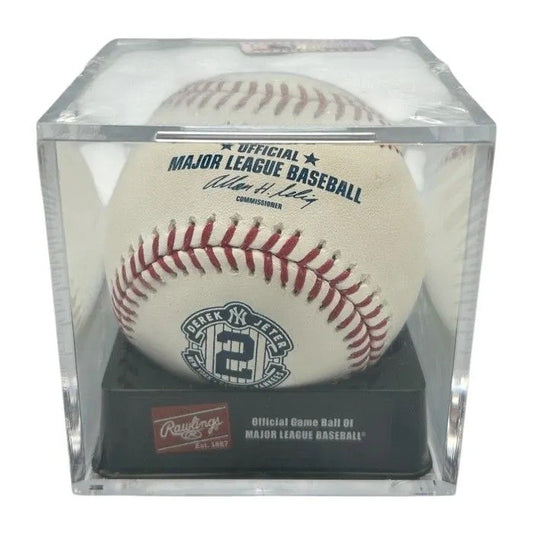 未使用品 Rawlings ローリングス ヤンキース デレクジーター MLB 公式 試合球 野球 ボール スポーツ 中古 W４