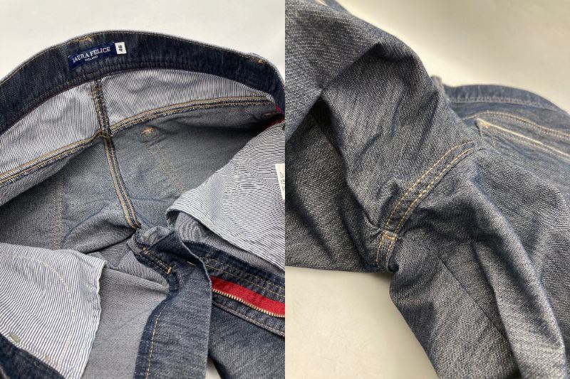 LAURA FELICE ラウラフェリーチェ ストレッチ カジュアルパンツ 135-2003 サイズ46 SLIM 中古 D4