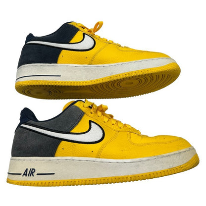 NIKE ナイキ エアフォース スニーカー AO24399-700 28cm 靴 シューズ メンズ イエロー ネイビー 中古 W４