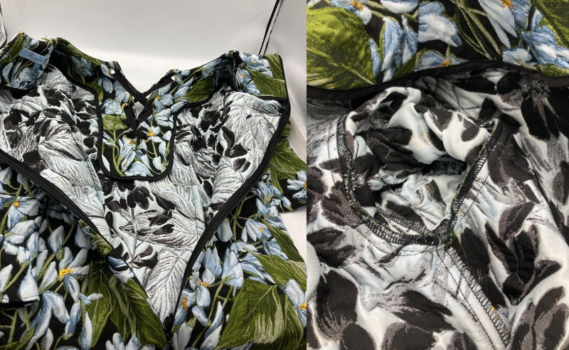 Blumarine ブルマリン 花柄 フレアスリーブ ワンピース サイズ IT40 レディース 中古 D4