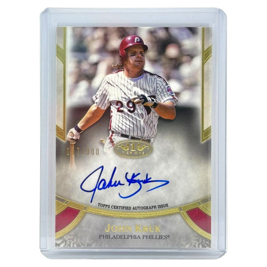 TOPPS MLBカード TIER ONE JOHN KRUK PHILADELPHIA PHILLIES /300 #PPA-JK 中古 IT1