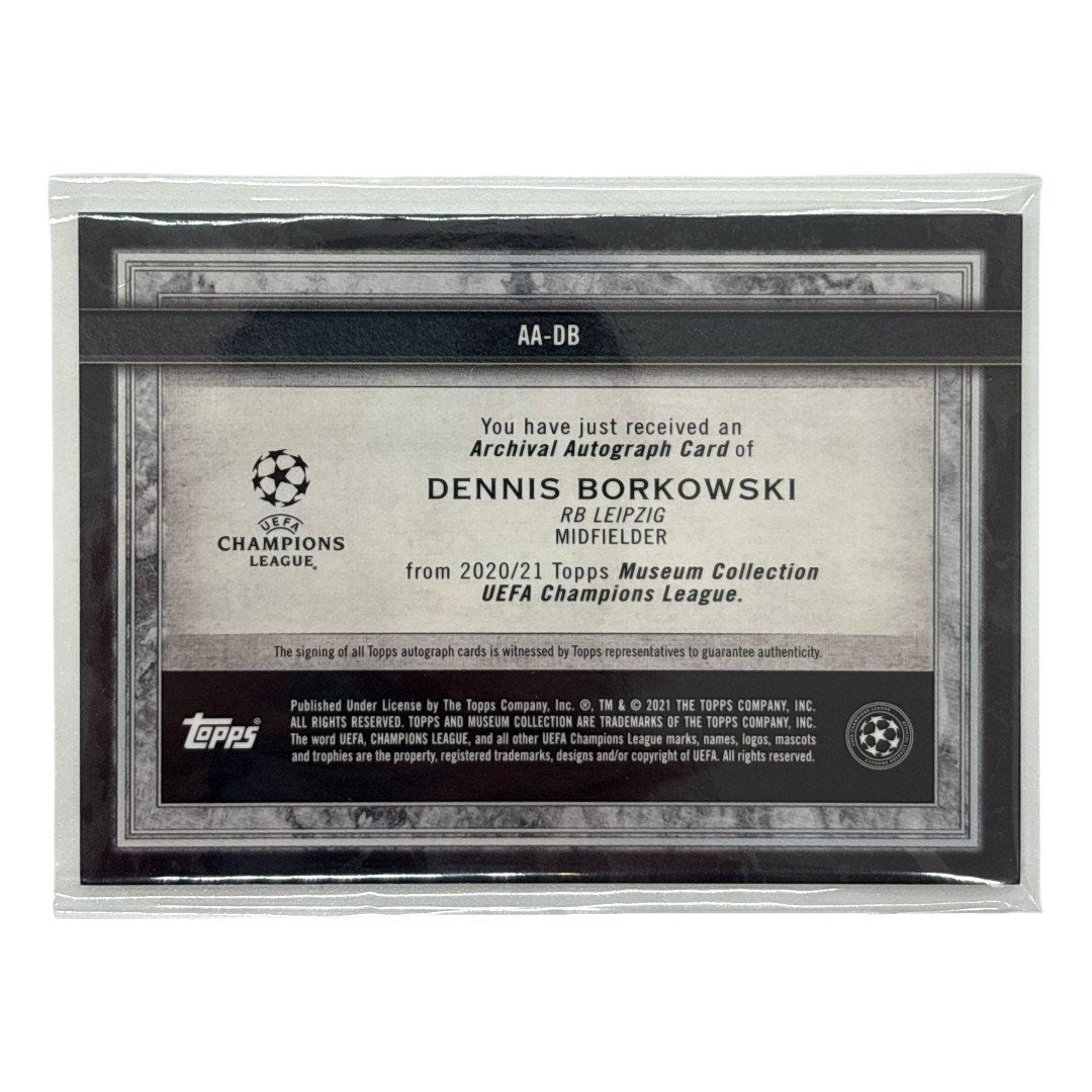 TOPPS サッカーカード MUSEUM COLLECTION DENNIS BORKOWSKI LEIPZIG /75 #AA-DB 中古 IT1