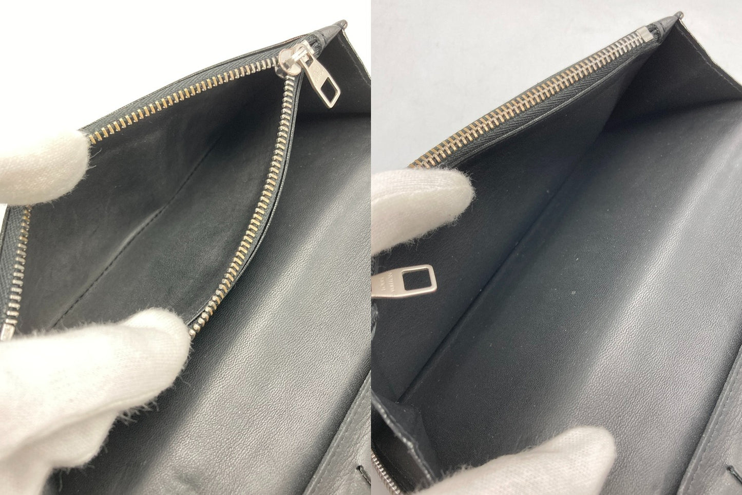 LOUIS VUITTON ルイヴィトン ダミエ アンフィニ ポルトフォイユヴァスコ ラウンドファスナー 長財布  N63300 中古 D4