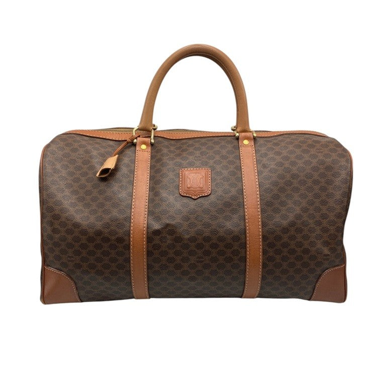 CELINE セリーヌ マカダム ボストンバッグ 中古 D4