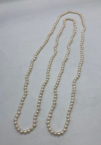 バロックパール ロングネックレス 160cm 中古 D4