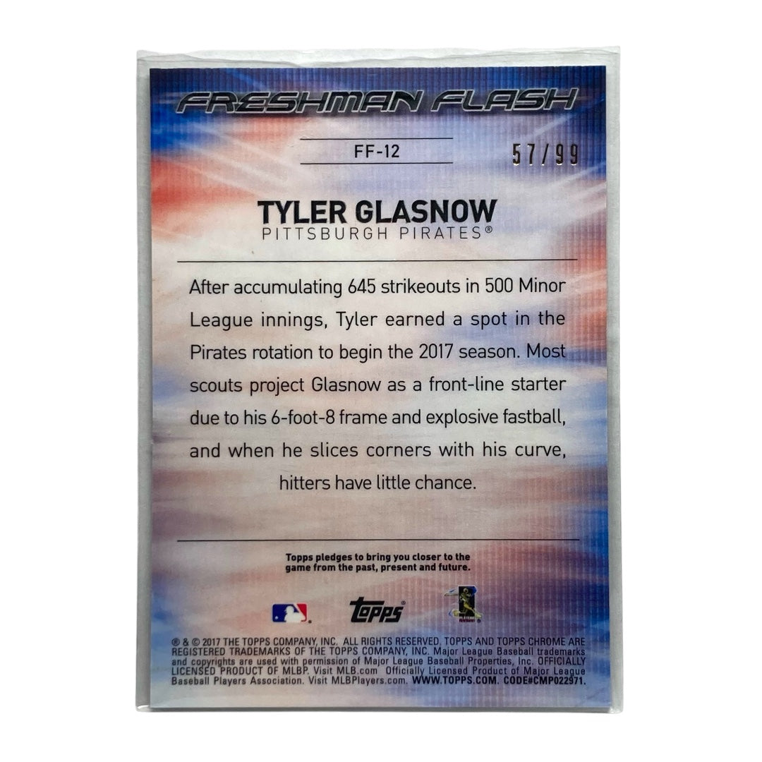 TOPPS MLBカード CHROME TYLER GLASNOW PIRATES 57/99 #FF-12 中古 IT2