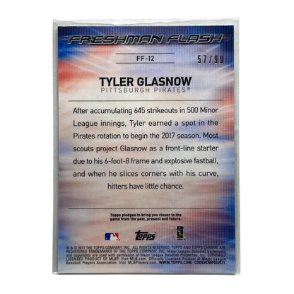 TOPPS MLBカード CHROME TYLER GLASNOW PIRATES 57/99 #FF-12 中古 IT2