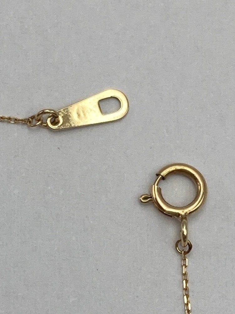 組曲 K10 白石 イニシャルA ネックレス 中古 D4