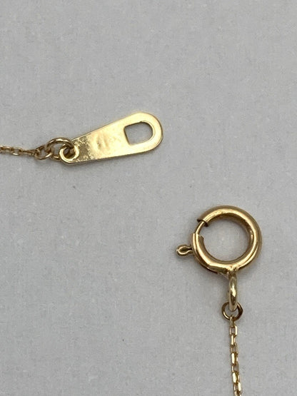 組曲 K10 白石 イニシャルA ネックレス 中古 D4