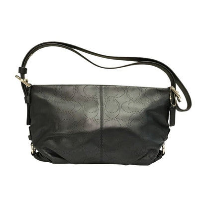 COACH コーチ ショルダーバッグ レディース パンチングレザー シグネチャー 2way F17104 中古 T1