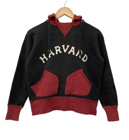 FREEWHEELERS フリーホイーラーズ HARVARD THE GAME アタッチドフード スウェットパーカー サイズ36 中古 D4