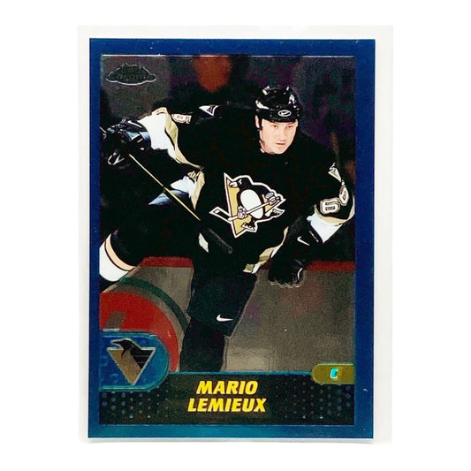 TOPPS NHLカード CHROME MARIO LEMIEUX PENGUINS #1 中古 IT2