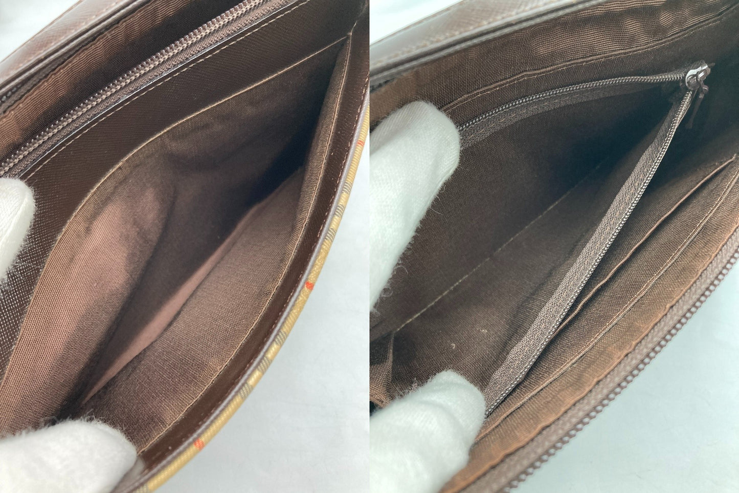 BURBERRY バーバリー ノバチェック シャドーホース ワンショルダーバッグ 中古 D4