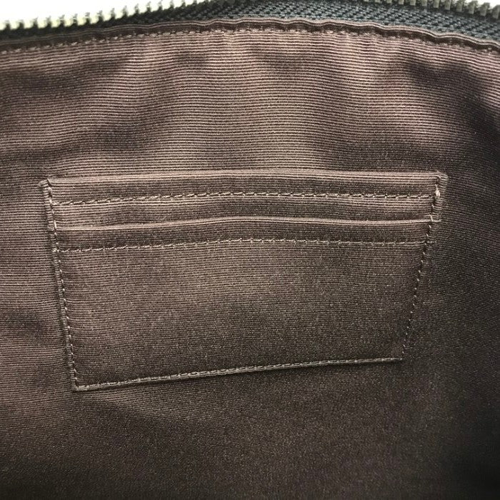 COACH コーチ クラッチバッグ メンズ PVCシグネチャー セカンドバッグ カード収納 ブラック F25520 中古 T1