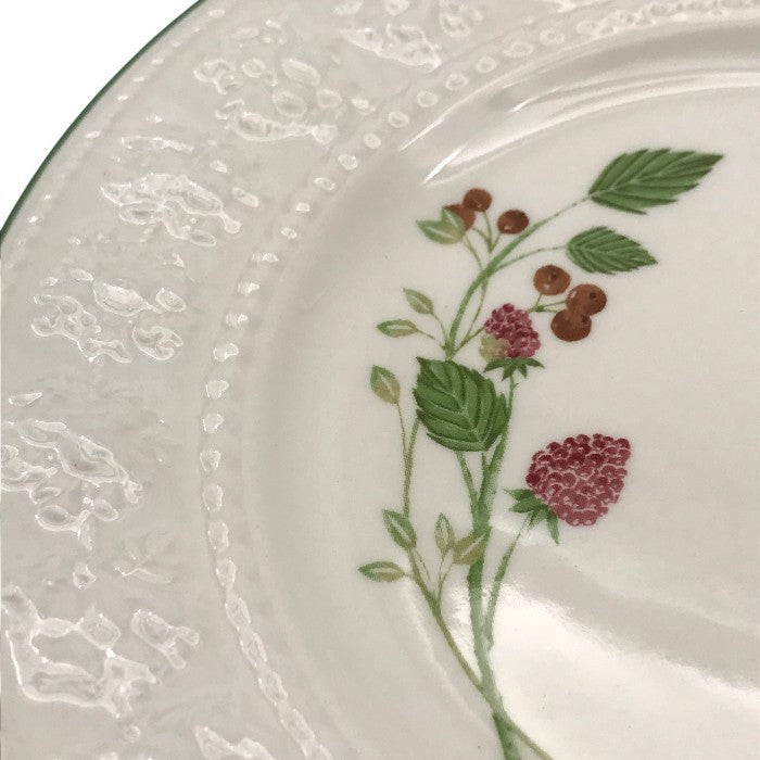 Wedgwood ウェッジウッド フェスティビティ ラズベリー ハニーセット ティーカップ/ソーサー プレート ペア Festivity Raspberry 中古 T1