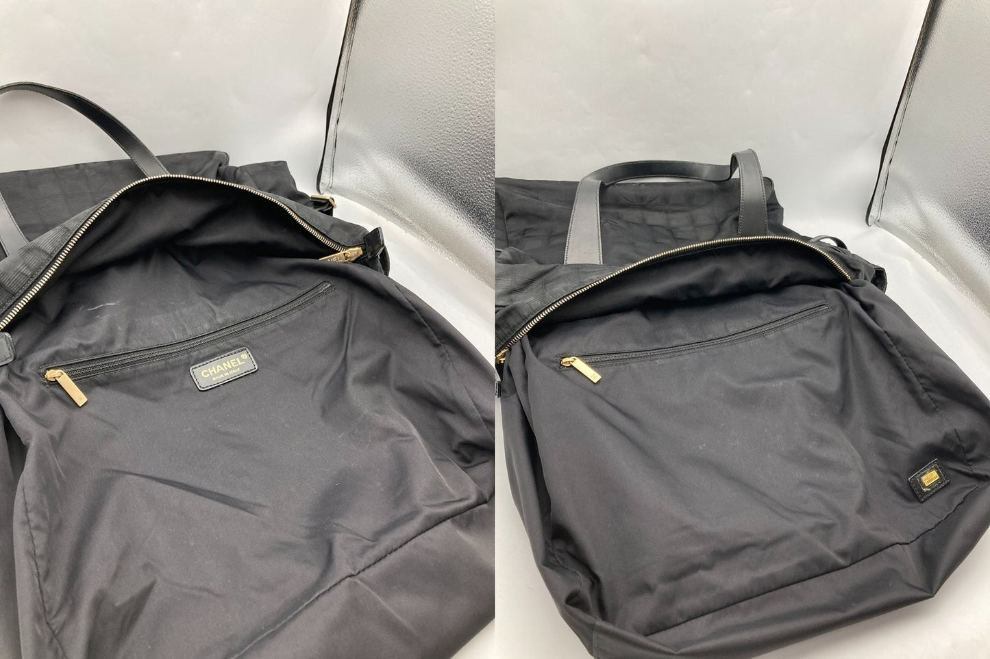 CHANEL シャネル ニュートラベルライン トートGM 中古 D4