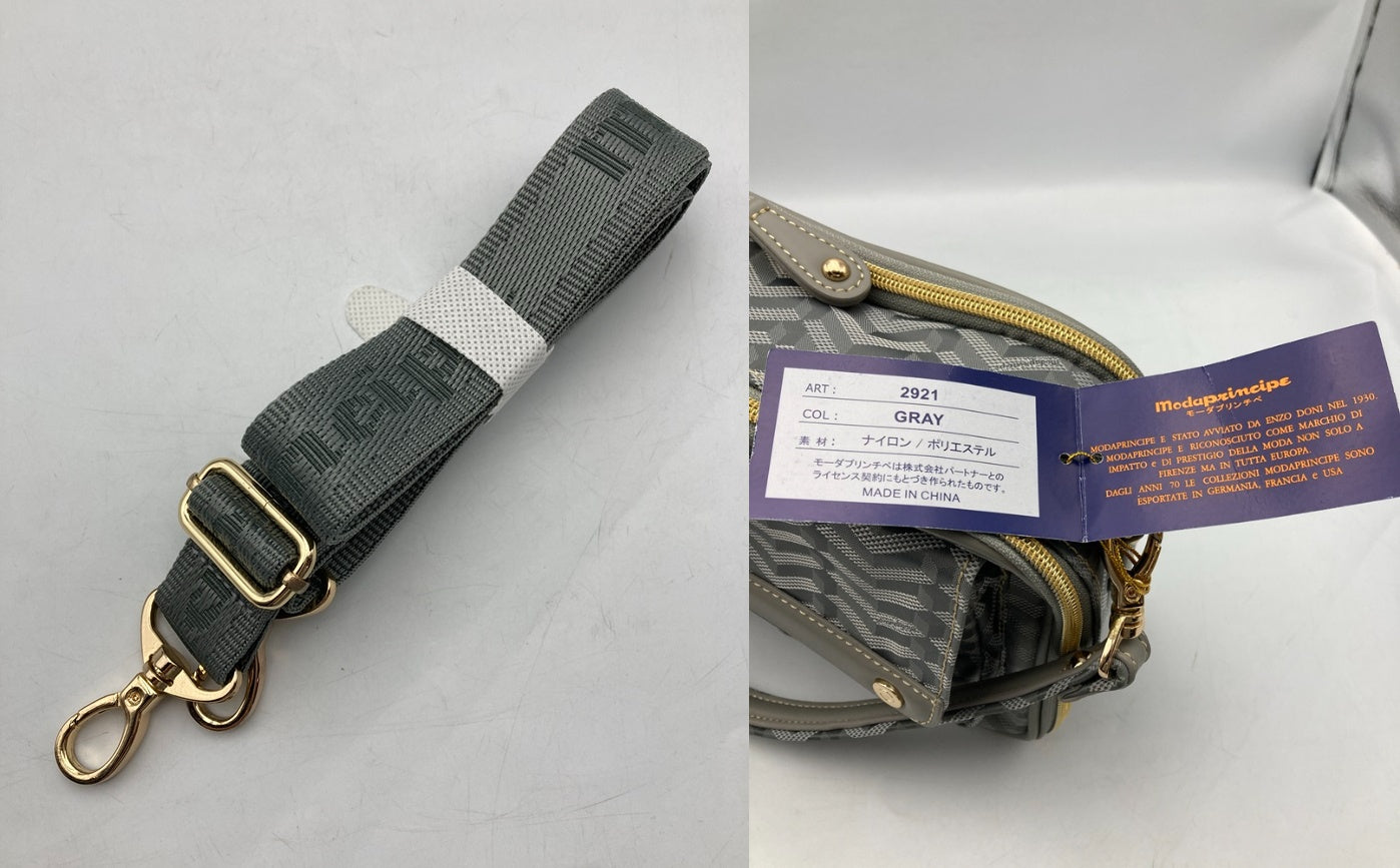 modaprincipe モーダプリンチペ ヘリンボーン柄 2WAY バッグ 中古 D4