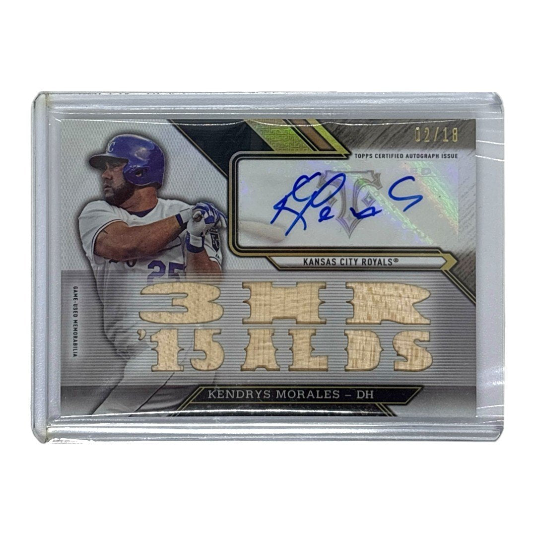 TOPPS MLBカード TRIPLE THREADS KENDRYS MORALES KANSAS CITY ROYALS /18 #TTAR-KM5 中古 IT1
