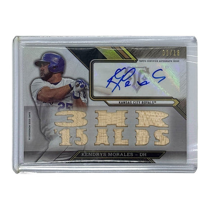 TOPPS MLBカード TRIPLE THREADS KENDRYS MORALES KANSAS CITY ROYALS /18 #TTAR-KM5 中古 IT1