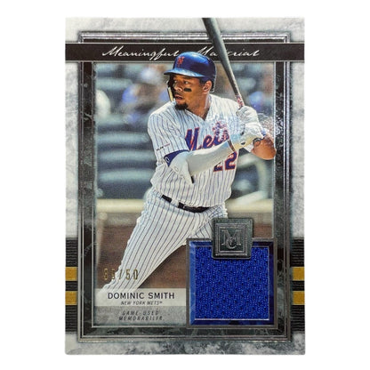TOPPS MLBカード MUSEUM COLLECTION DOMINIC SMITH NEW YORK METS /50 #MMR-DSM 中古 IT2