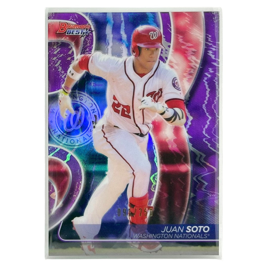 TOPPS MLBカード BOWMAN'S BEST JUAN SOTO WASHINGTON NATIONALS /250 #37 中古 IT1