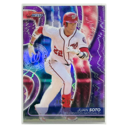 TOPPS MLBカード BOWMAN'S BEST JUAN SOTO WASHINGTON NATIONALS /250 #37 中古 IT1