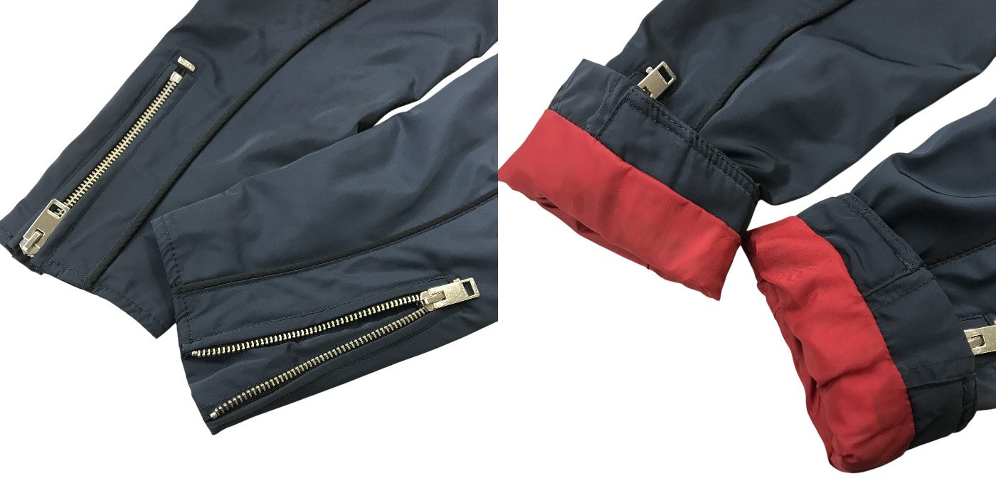 DIESEL ディーゼル ブルゾン S ライダースジャケット メンズ アウター ネイビー 中古 KW1