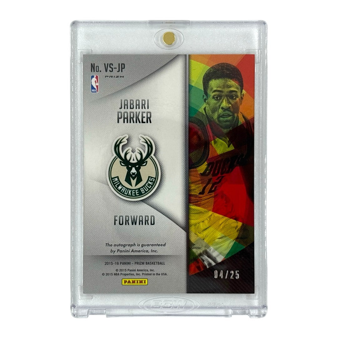 PANINI NBAカード PRIZM JABARI PARKER BUCKS 04/25 #VS-JP 中古 IT1