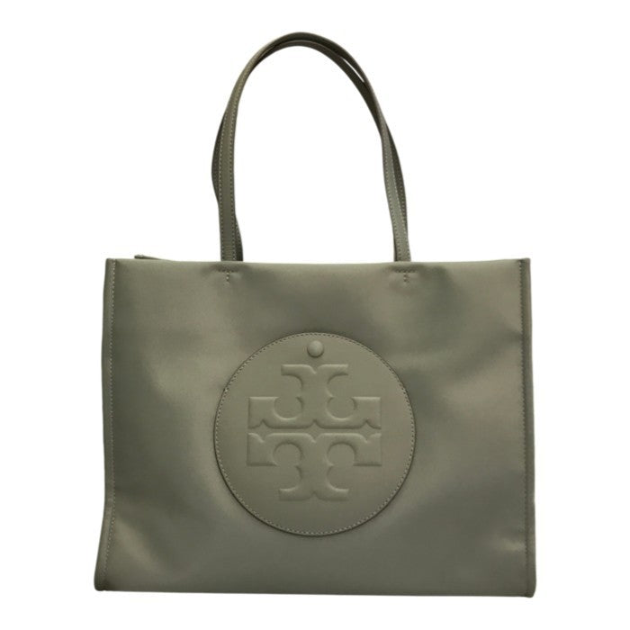 TORY BURCH トリーバーチ エラ スモール トートバッグ レディース マグネット開閉 A4収納 通勤 グリーン系グレー 164757 中古 T1