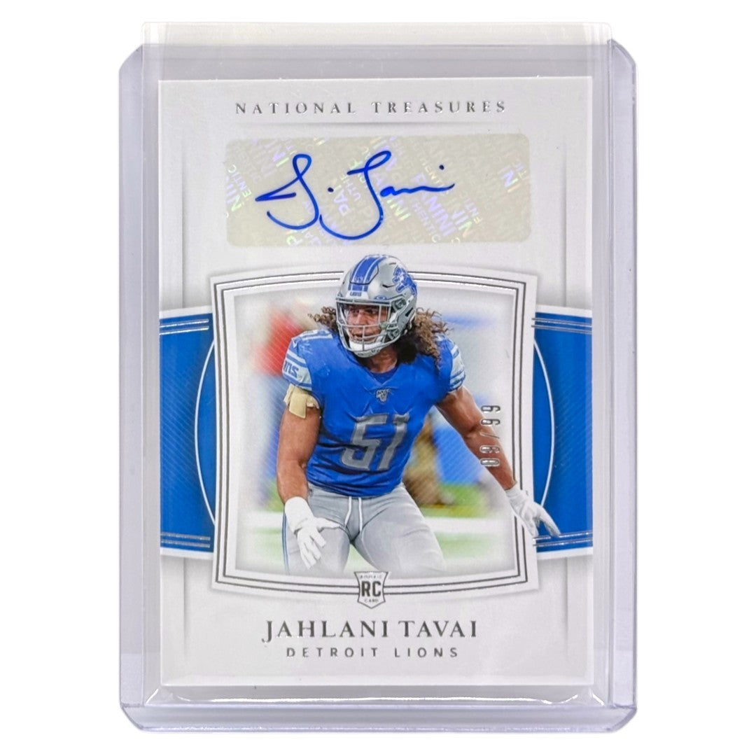 PANINI NFLカード NATIONAL TREASURES JAHLANI TAVAI DETROIT LIONS /99 #113 中古 IT1
