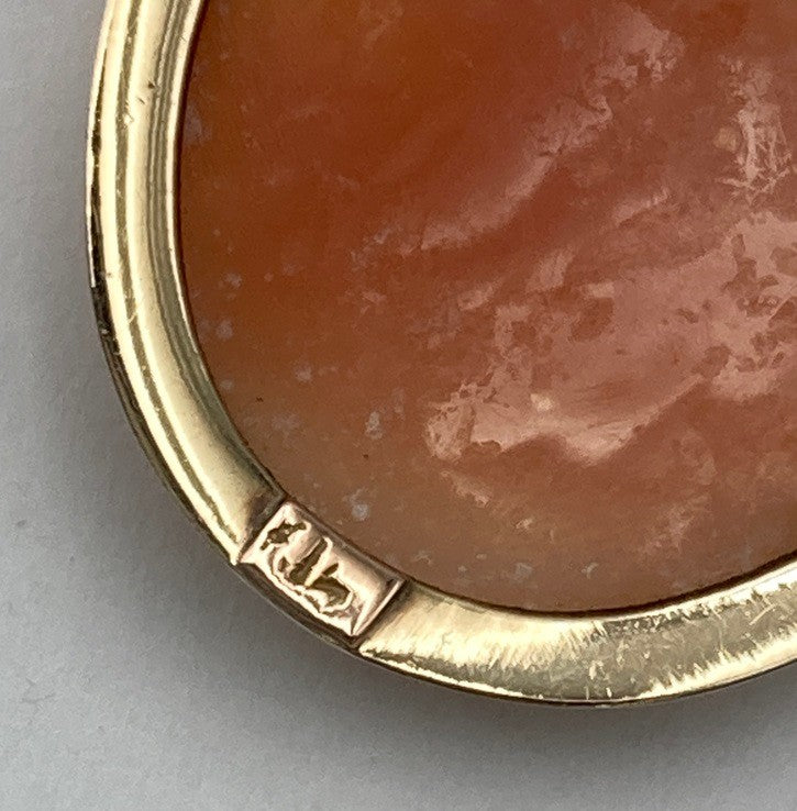 Donadio ドナディオ カメオ ブローチ/ペンダントトップ 中古 D4