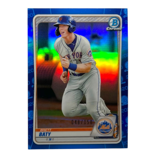 TOPPS MLBカード BOWMAN CHROME BRETT BATY NEW YORK METS /150 #BD-184 中古 IT2