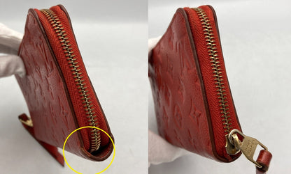 LOUIS VUITTON ルイヴィトン モノグラムアンプラント ポルトフォイユ スクレットロン オリアン M60297 中古 D4