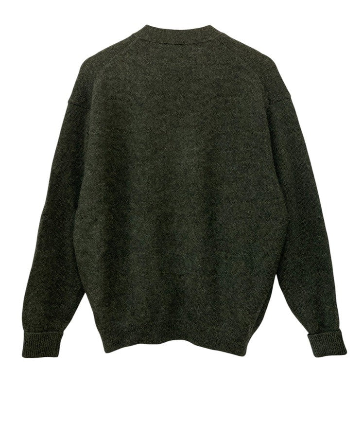 steven alan スティーブンアラン ウール Vネックカーディガン ルーズフィット メンズ サイズS 中古 D4