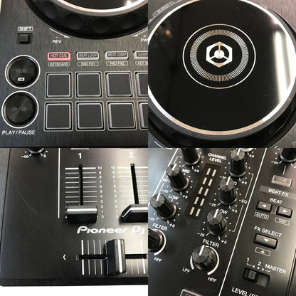 Pioneer DJ / DJコントローラー ブラック rekordbox対応 2チャンネル 入門 ホームユース DDJ-400-N 中古 T1