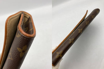 LOUIS VUITTON ルイヴィトン モノグラム ポシェットツイン GM ショルダーバッグ M51852 中古 D4