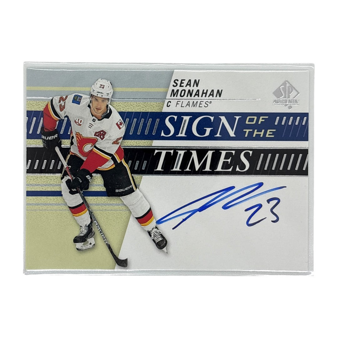 UPPER DECK NHLカード SP AUTHENTIC SEAN MONAHAN FLAMES #SOTT-MO 中古 IT1