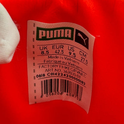 PUMA プーマ バスケット スカイ2ハイ パテント パック 27.5cm 36203501 レッド スニーカー シューズ 靴 メンズ エナメル 中古 W４